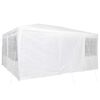 vidaXL Party Tent White 600 x 400 x 266 cm Polyethylene