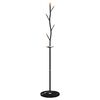 vidaXL Coat Stand Black 177 cm Powder-coated Iron