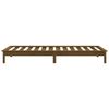 vidaXL Bed Frame without Mattress Honey Brown 90x200 cm Solid Wood