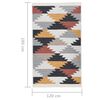 vidaXL Rug Multicolour 120x180 cm Cotton