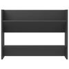 vidaXL Wall Shoe Cabinet Grey 80x18x60 cm Engineered Wood