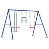 vidaXL Outdoor Swing Set Multicolour 263 x 185 x 185 cm Steel and PE