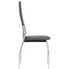 vidaXL Dining Chairs 2 pcs Grey Faux Leather