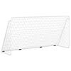vidaXL Football Goal with Net White 366x122x182 cm Steel