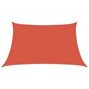 vidaXL Sunshade Sail 160 g/m&sup2; Terracotta 3/4x2 m HDPE
