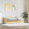 vidaXL Daybed with Trundle without Mattress IRUN 90x200 cm