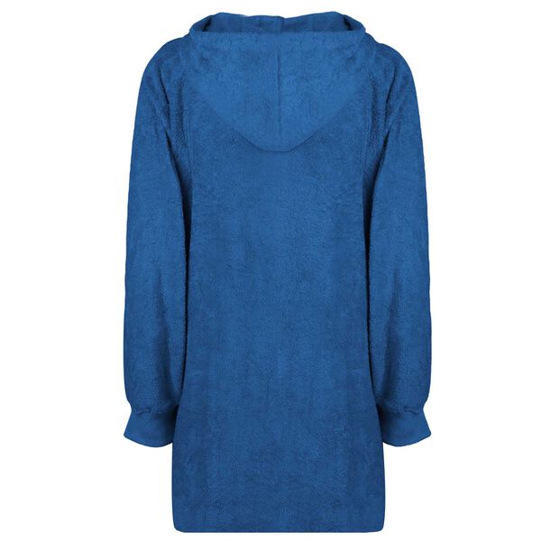 vidaXL Blanket Hoodie KINN Navy L Cotton