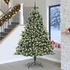 vidaXL Artificial Christmas Tree with 300 LEDs with Stand Green 240 cm