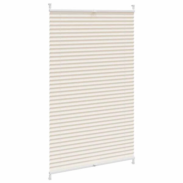 vidaXL Plisse Blind 90x150cm Cream