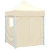vidaXL Party Tent Folding Cream 200 x 200 x 315 cm Oxford Fabric