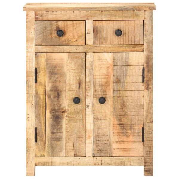 vidaXL Sideboard 59x35x75 cm Rough Mango Wood
