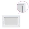 vidaXL Basement Window "RISOR" 90x50 cm Tilt&Turn DIN Right White