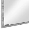 vidaXL Mirror with Mirror Grey Sonoma 90 x 8.5 x 37 cm Engineered Wood