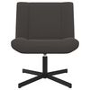vidaXL Swivel Chair Dark Grey 63 x 75 x 76 cm Sheepskin
