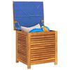 vidaXL Garden Storage Box with Louver 60x50x56 cm Solid Wood Acacia
