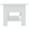 vidaXL Coffee Table White 102x55x42 cm Engineered Wood