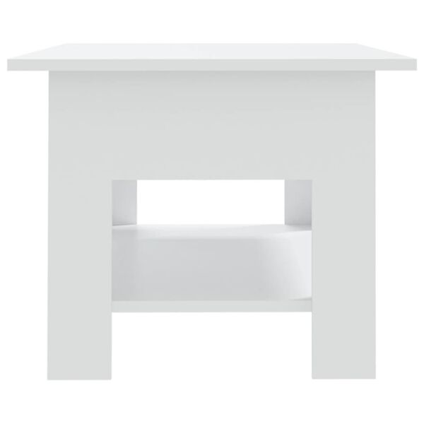 vidaXL Coffee Table White 102x55x42 cm Engineered Wood