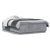 vidaXL Bed Frame without Mattress Concrete Grey 140x190 cm