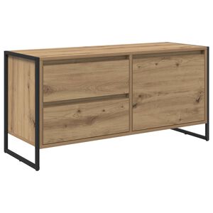 vidaXL TV Cabinet Artisian Oak 100 x 36 x 49.5 cm Engineered Wood