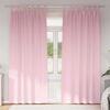 vidaXL Blackout Curtains with Rings 2 pcs Baby Pink 225 x 140 cm