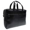 Exacompta Double Compartment Laptop Bag Exactive Leather