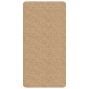 vidaXL Area Rug Jute with Latex Backing 80x160 cm Natural