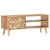vidaXL TV Cabinet 100x30x40 cm Solid Acacia Wood