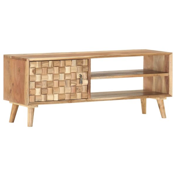 vidaXL TV Cabinet 100x30x40 cm Solid Acacia Wood