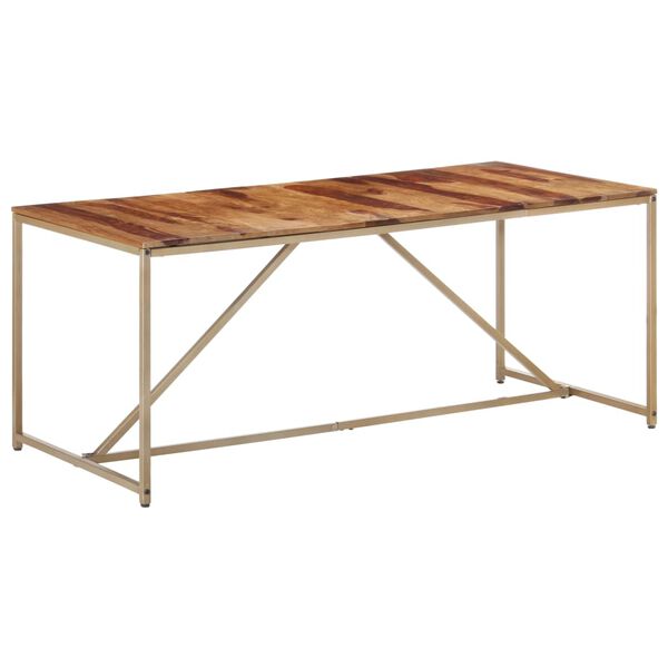vidaXL Dining Table 180x90x76 cm Solid Wood