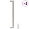 vidaXL Cabinet Handles 5 pcs Silver 224 mm Stainless Steel