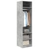 vidaXL Wardrobe Concrete Grey 50x50x200 cm Engineered Wood