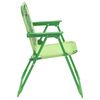 vidaXL 3 Piece Kids' Garden Bistro Set with Parasol Green