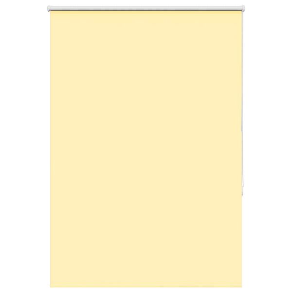 vidaXL Roller Blind Blackout Yellow 95x130 cm Fabric Width 90.7 cm Polyester