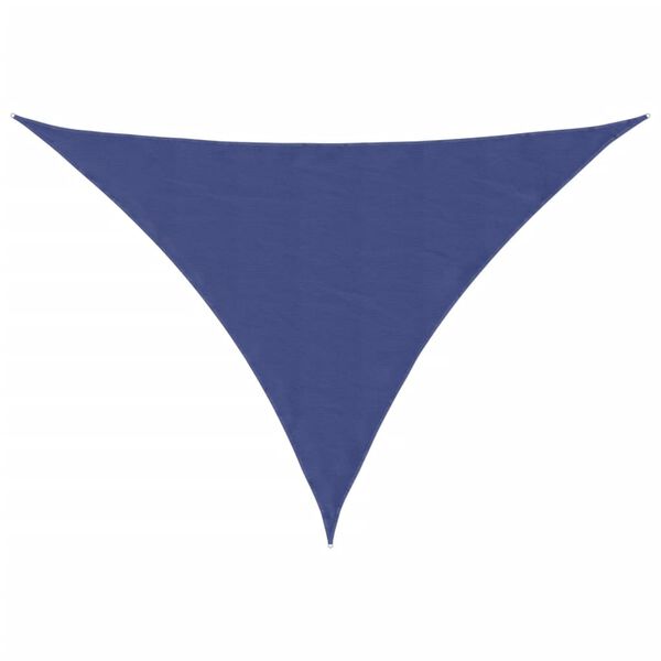 vidaXL Sunshade Sail Oxford Fabric Triangular 2.5x2.5x3.5 m Blue