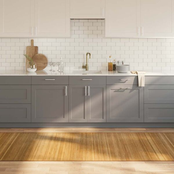 vidaXL Rug Rectangular Natural100x300 cm Bamboo