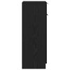 vidaXL Bathroom Cabinet Black oak 32 x 34 x 90 cm Engineered wood
