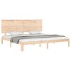 vidaXL Bed Frame without Mattress Super King Size Solid Wood Pine