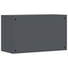 vidaXL Wall Cabinet for Garage with Gas-lift Door Anthracite