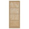 vidaXL Interior Door ORKDAL Brown 83 x 232 cm Plywood