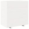 vidaXL Garden Planter White 70x40x72.5 cm Solid Wood Pine