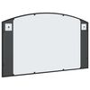 vidaXL Wall Mirror Black 100x60 cm Arch Iron