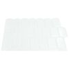vidaXL Decorative Stickers 10 pcs White 30 x 30 x 0.8 cm