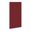 vidaXL Pleated Blind Bordeaux Red 110x200 cm Fabric Width 109.4 cm Polyester