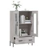 vidaXL Highboard Grey Sonoma 69.5x31x115 cm Engineered Wood