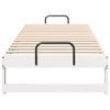 vidaXL Bed Frame White 90 x 210 cm Solid Pine Wood