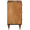 vidaXL Bedside Cabinet 50x33x62 cm Solid Wood Mango