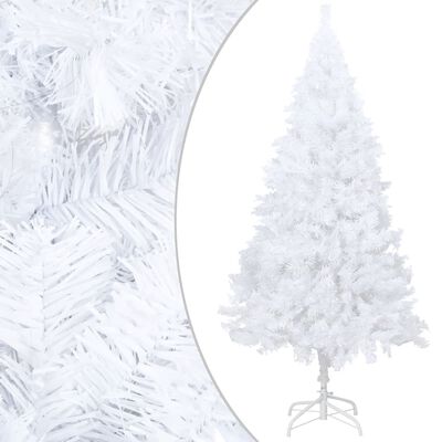 vidaXL Artificial Pre-lit Christmas Tree with Thick Branches White 120 cm