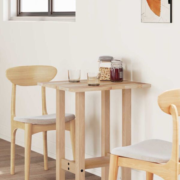 vidaXL Table Top Rectangular 60x50x2 cm Solid Wood Acacia