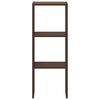 vidaXL Bookcase Stackable Brown Oak 30x30x80 cm Engineered Wood