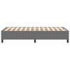 vidaXL Platform Bed Frame Light Grey 80 x 200 cm Fabric